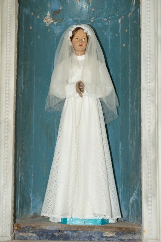 Bottega italiana sec. XX, Statua di Maria bambina