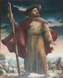 Ambito toscano sec. XX, Dipinto di San Rocco