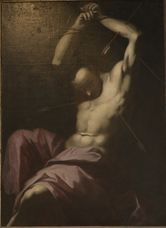 Ambito toscano sec. XVII, Dipinto di San Sebastiano