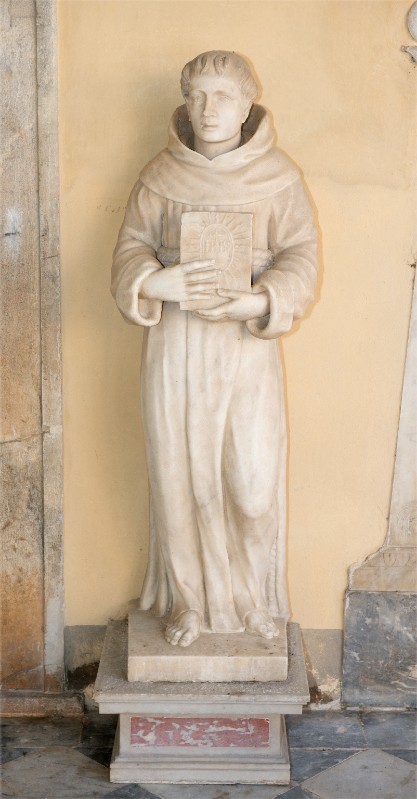 Bottega apuoversiliese (1674), Statua di San Bernardino da Siena