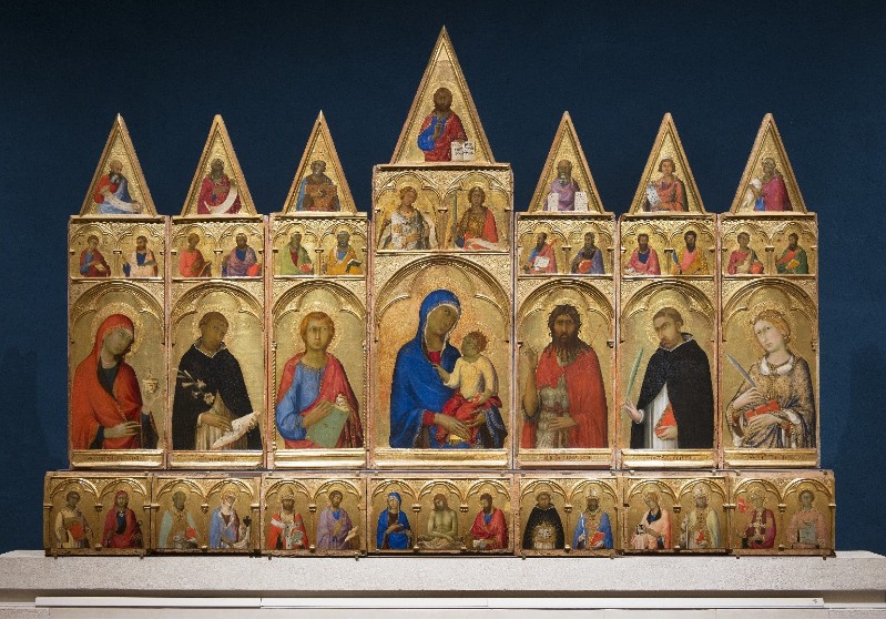 Martini S. (1320), Polittico della Madonna con Bambino e santi