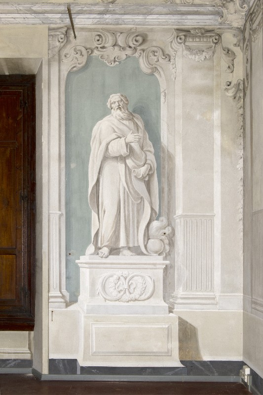 Piattelli V.-Larucci P. fine sec. XVIII, Dipinto murale del profeta Geremia