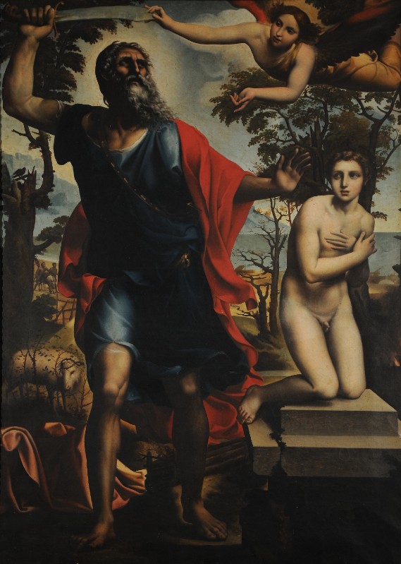 Guillemot A. C. (1812), Dipinto raffigurante il Sacrificio di Isacco