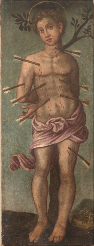 Pittore pisano sec. XVII, Dipinto di San Sebastiano