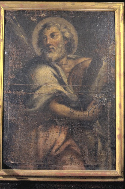 Ambito italiano sec. XVIII, Sant'Andrea olio su tela