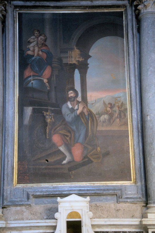 Ambito napoletano (1877), Sant'Isidoro olio su tela