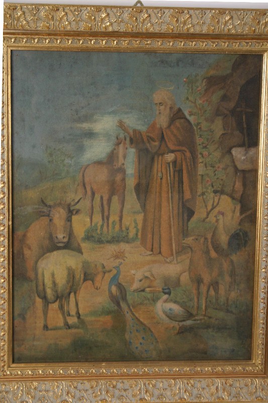Ambito italiano sec. XX, Sant'Antonio olio su tela