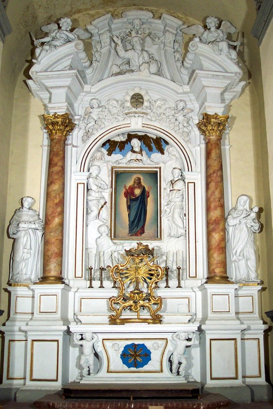 Bott. italiana fine sec. XVII, Altare del Sacro Cuore di Gesù