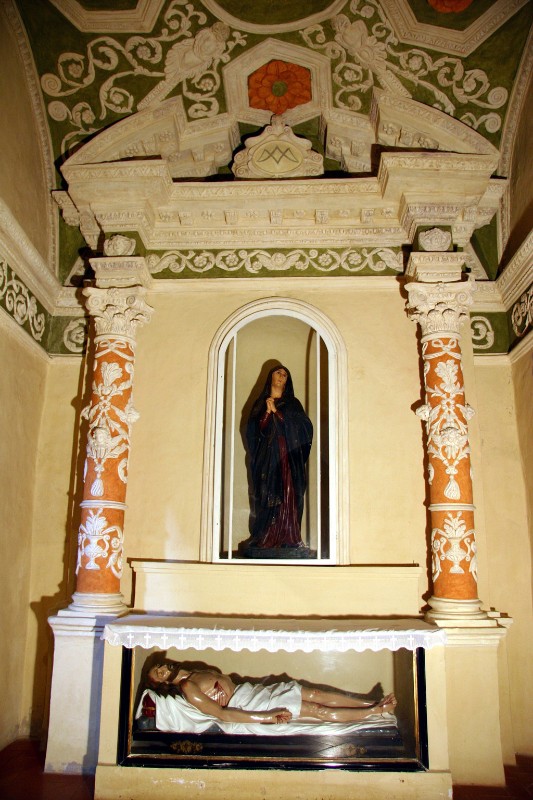 Bott. laziale sec. XVIII, Altare della Madonna addolorata