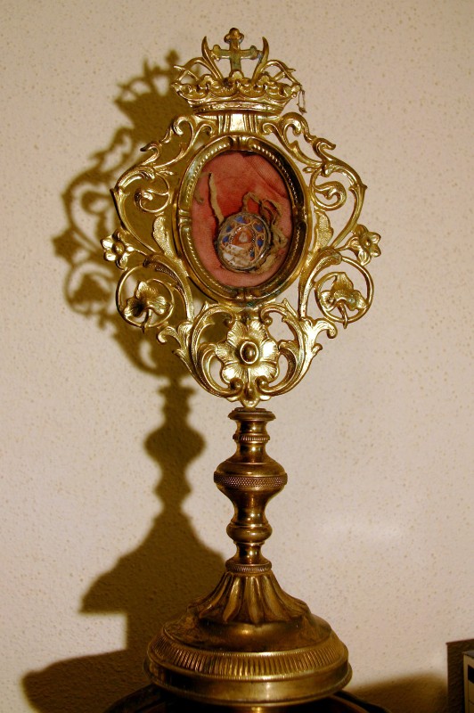 Ambito dell'Italia centrale sec. XIX, Reliquiario di Sant'Andrea apostolo