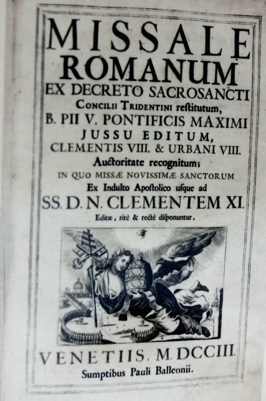 Ambito veneziano (1703), Messale