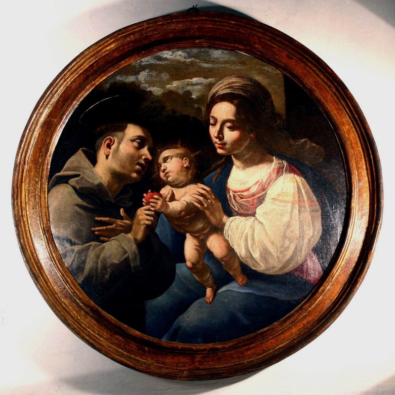 Mei B. sec. XVII, Madonna con Gesù Bambino e Sant'Antonio da Padova