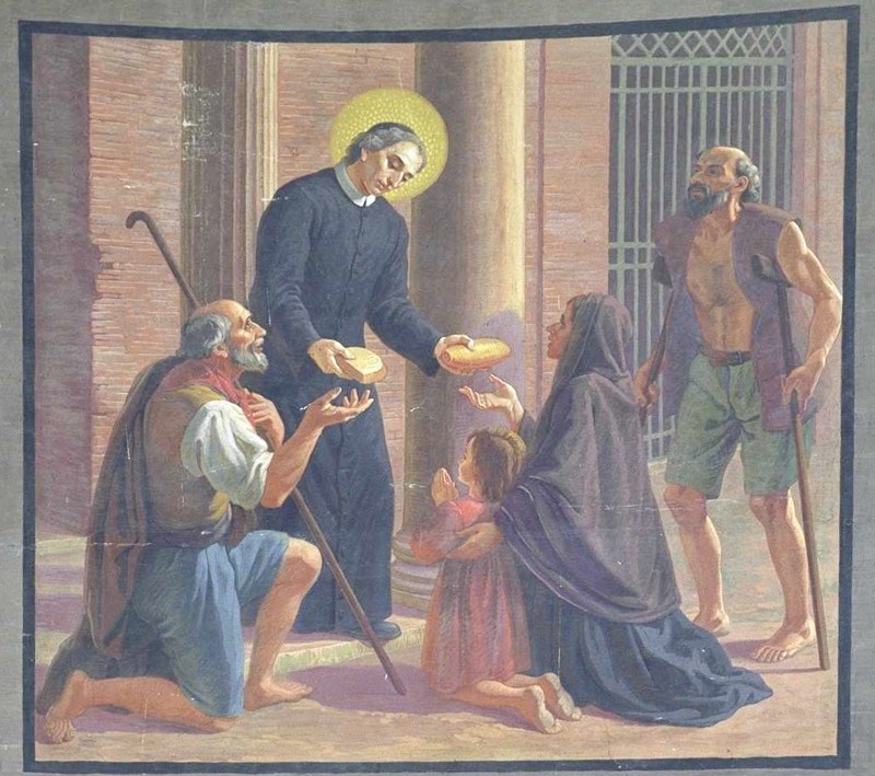 Missori A. (1945), San Giovanni Battista De Rossi soccorre i bisognosi