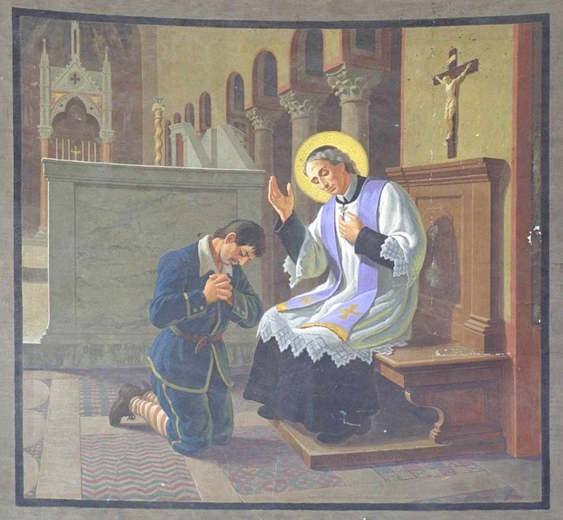 Missori A. (1945), San Giovanni Battista De Rossi in atto di confessare