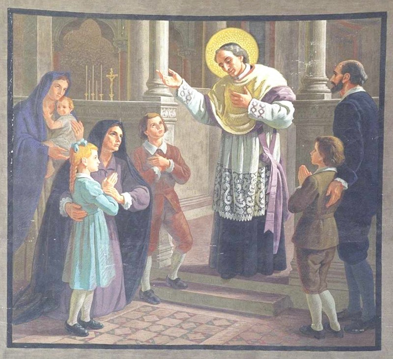 Missori A. (1945), San Giovanni Battista De Rossi benedice i fanciulli