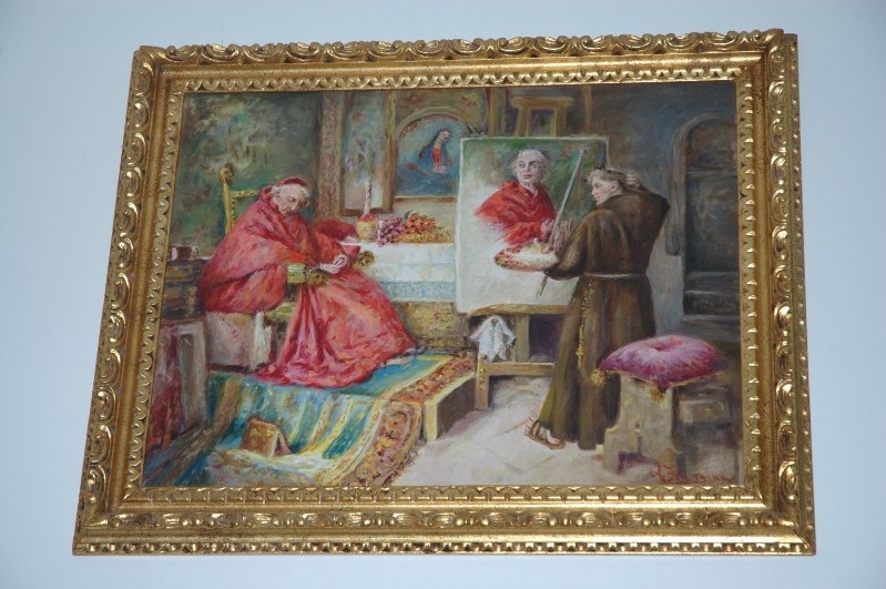 Franzini A. sec. XIX, Dipinto con Papa Leone XIII