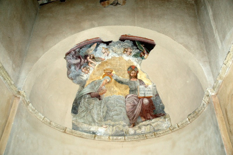 Caiazza F. sec. XV, Dipinto con l'Incoronazione della Madonna