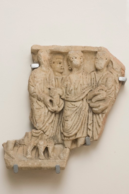 Maestranza romana secc. I-III, Processione votiva con quattro personaggi
