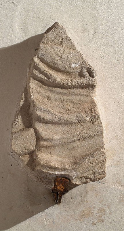 Ambito laziale sec. IV, Frammento di sarcofago