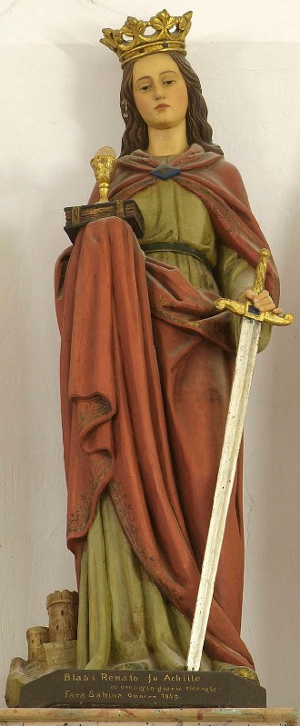 Bott. laziale (1949), Statua di Santa Fara