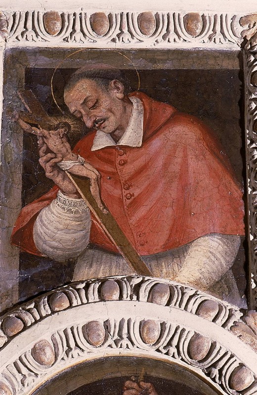 Pandolfi G.G. (1596-1613), San Carlo Borromeo adora la croce