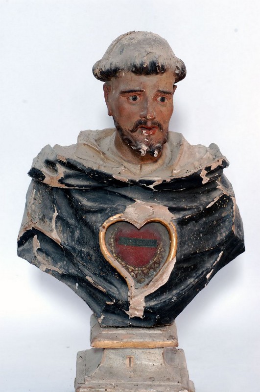 Bott. laziale sec. XVIII, Busto reliquiario di San Pietro Martire da Verona