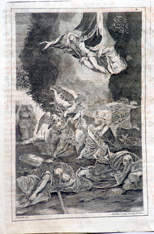 Ambito veneto (1788), Incisione con Resurrezione di Cristo