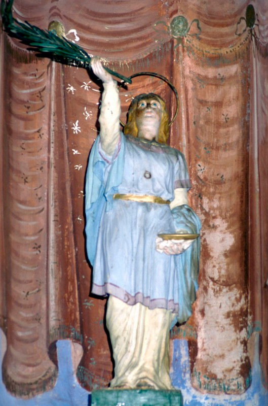 Bott. laziale sec. XVIII, Statua votiva di Santa Lucia