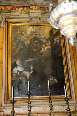 Passeri G. secc. XVII-XVIII, Dipinto con Santa Giacinta Marescotti