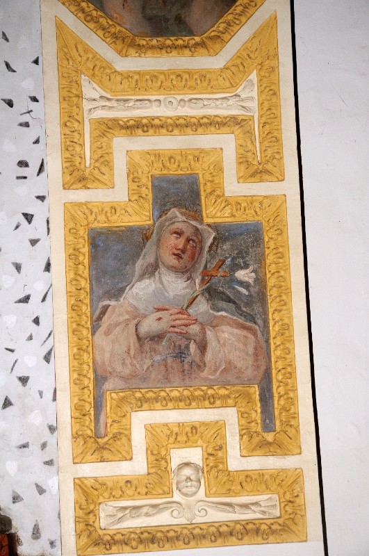 Ambito di Romanelli sec. XVII, Dipinto con Santa Giuliana