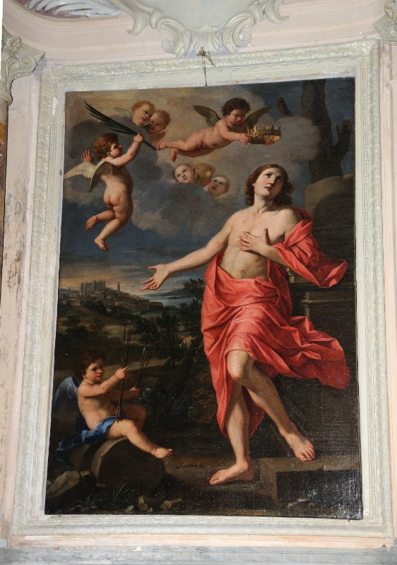 Gemignani G. sec. XVII, Dipinto con San Sebastiano