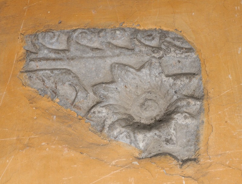 Marmoraio romano sec. IX, Frammento di lastra di ciborio