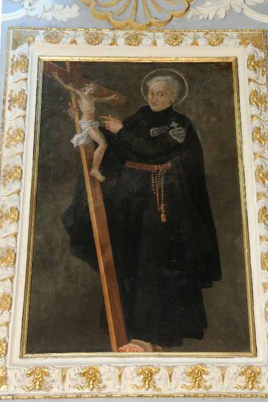 Ambito laziale sec. XIX, Dipinto con San Paolo della croce