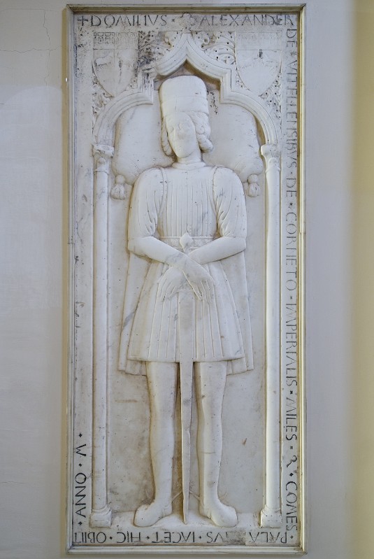Bott. laziale sec. XV, Lastra tombale di Alessandro Vitelleschi