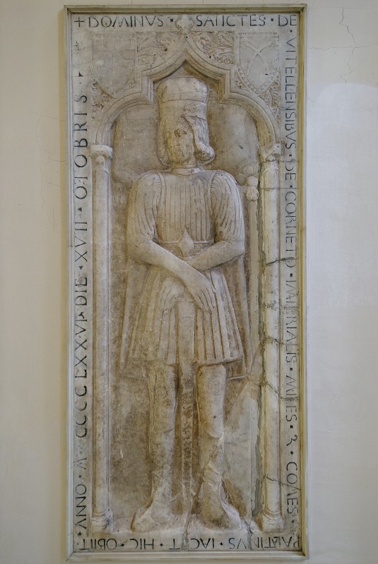 Bott. laziale sec. XV, Lastra tombale di Sante Vitelleschi