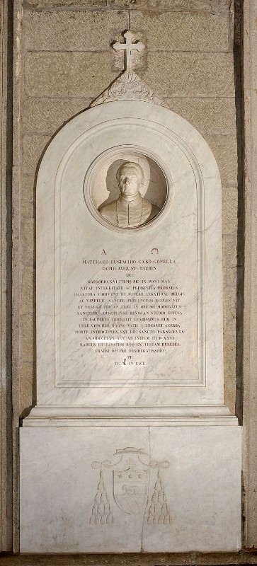 Bottega italiana sec. XIX, Monumento sepolcrale del Cardinal E. Gonella
