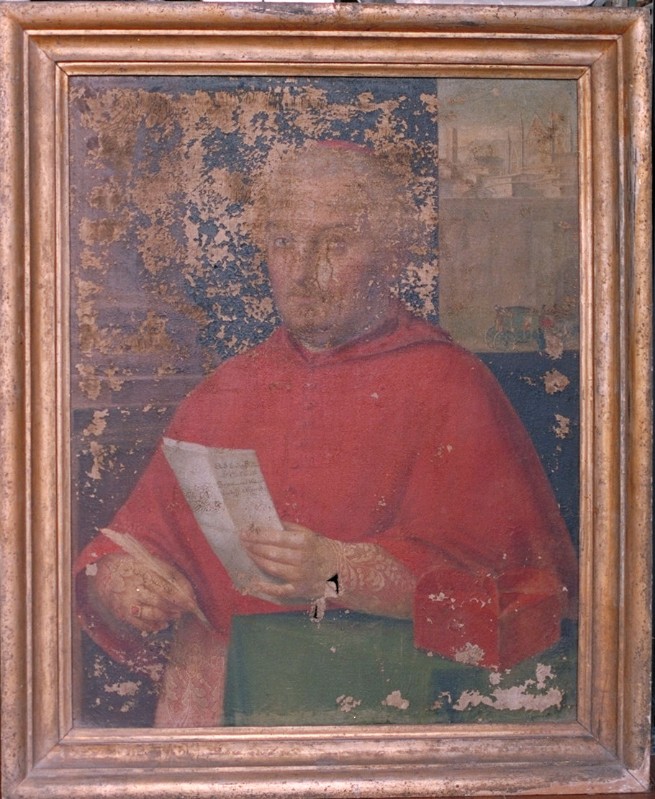 Bottega italiana sec. XIX, Ritratto di Francesco Pandolfi Alberici