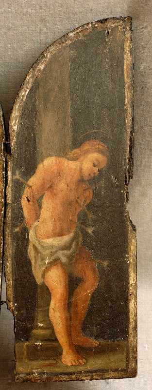 Bottega italiana sec. XIX, Martirio di San Sebastiano