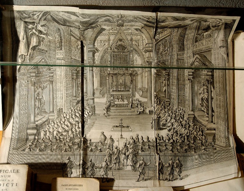 Bottega italiana sec. XVIII, Stampa del Concilio di Trento