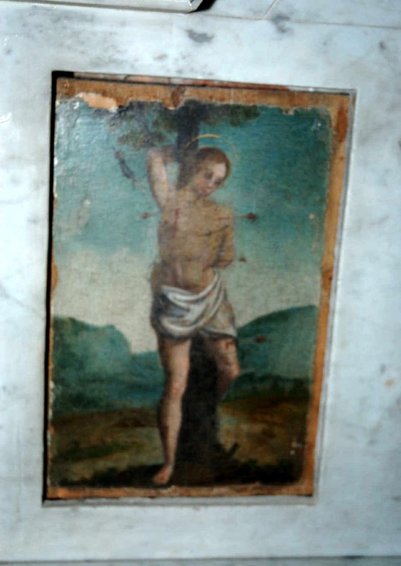 Criscuolo G. F. (1531), Dipinto con San Sebastiano