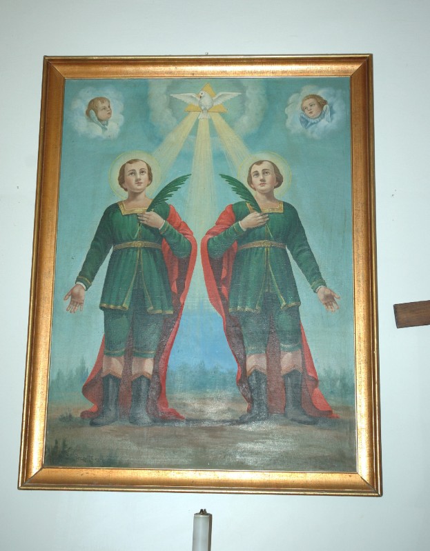 Porchetta G. (1958), Dipinto con Santi Cosma e Damiano