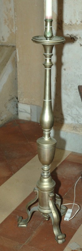 Produzione napoletana sec. XIX, Candeliere di Sant'Erasmo destro