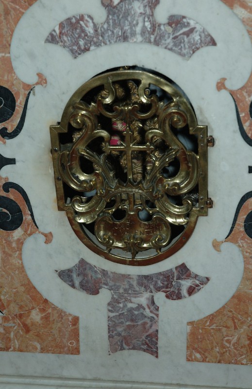 Prod. dell'Italia meridionale sec. XIX, Sportello di teca altare di Sant'Erasmo