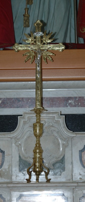 Produzione laziale sec. XIX, Croce da altare di Sant'Erasmo