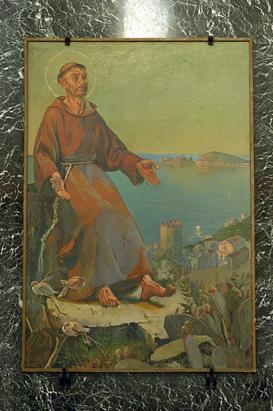Sicurezza A. (1965), Dipinto con San Francesco d'Assisi
