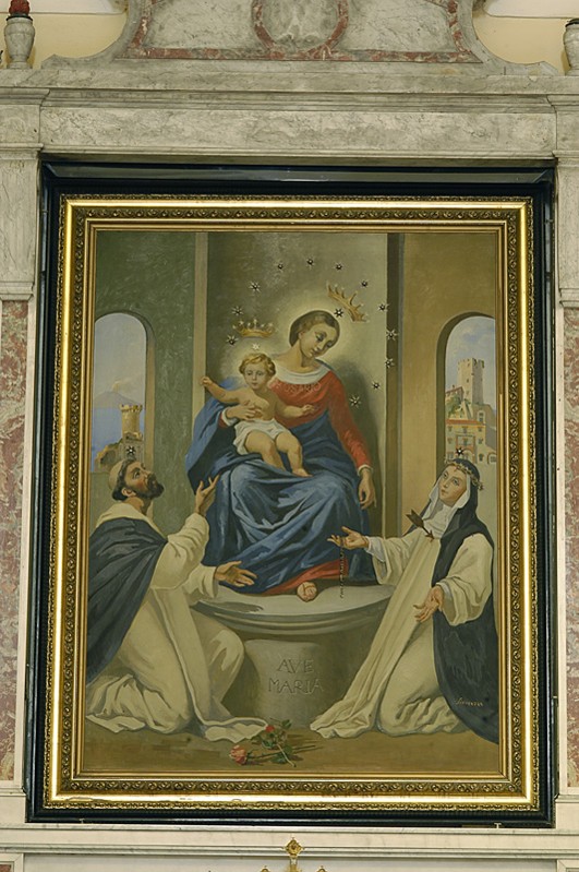 Sicurezza A. (1963), Dipinto con la Madonna di Pompei