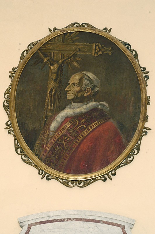Sicurezza A. (1943), Dipinto con il Papa Leone XIII