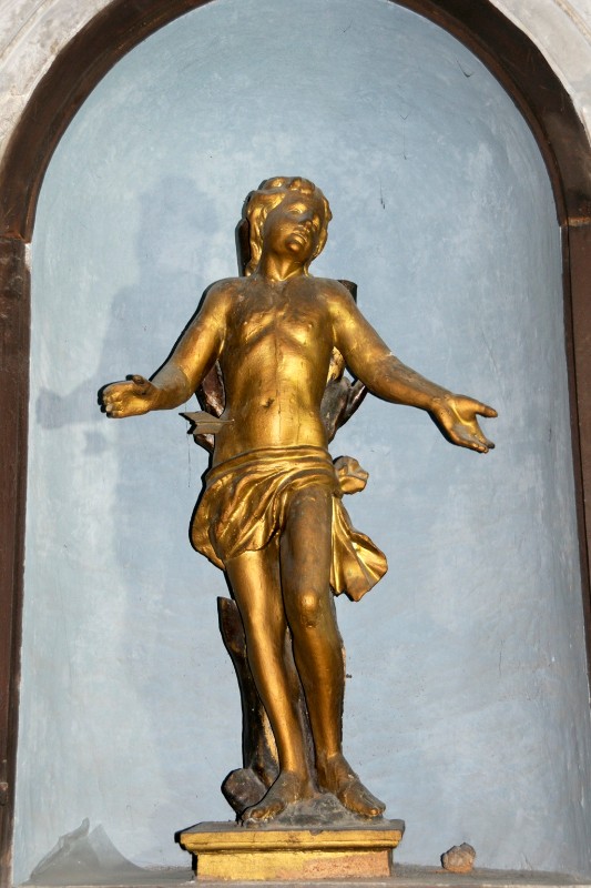 Ambito laziale sec. XX, Statua di San Sebastiano