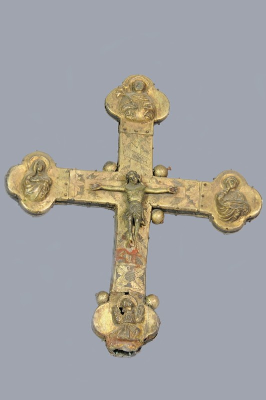 Ambito romano sec. XV, Croce processionale