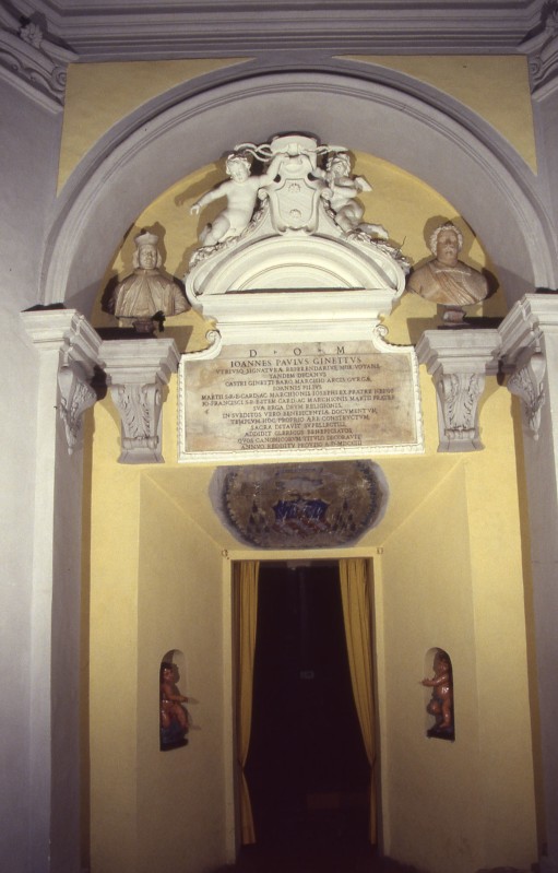 Scuola romana (1703), Monumento al cardinale Giovanni Paolo Ginetti